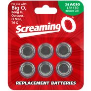 Screaming O Batterijen AG10 LR1130 6 Stuks