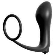 Anal Fantasy Ass-Gasm Cockring met Vibrerende Buttplug