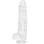 Willie City Classic Clear Realistische Dildo met Zuignap 24,5 cm.