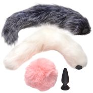 Tailz Buttplug met 3 Staarten