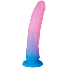 baseks Gradient Glitter Large Blue Dildo 22,5 cm