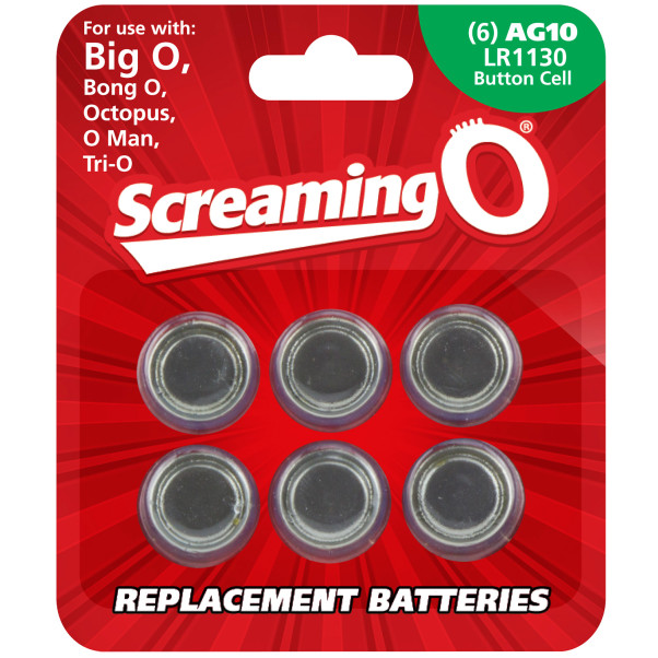 Screaming O Batterijen AG10 LR1130 6 Stuks