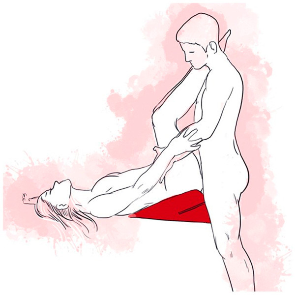 Liberator Wedge Sekskussen Rood