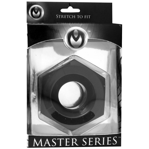 Master Series Hex Cockring en Ballstretcher