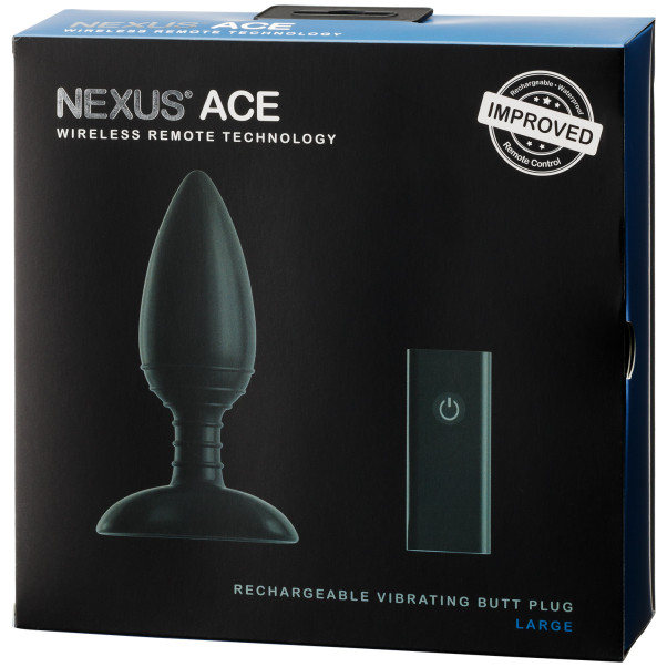 Nexus Ace Oplaadbare op Afstand Bedienbare Grote Anale Vibrator