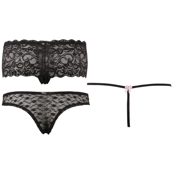 Cottelli Kanten Slips 3 Pack-set
