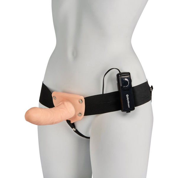 Fetish Fantasy Hollow Strap-on Vibrator Lichte Huid 20 cm
