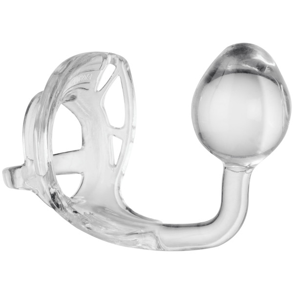 Perfect Fit Armor Tug Lock Buttplug en Cockring