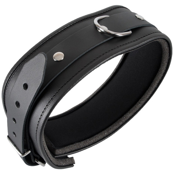 Zado Leren Halsband met D-Ring