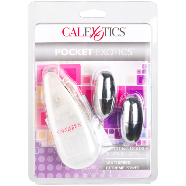 Pocket Exotics Double Bullet Vibrator met Afstandsbediening
