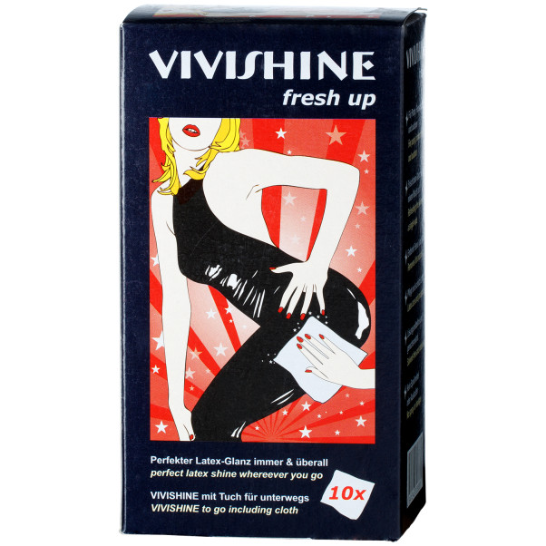 Vivishine Latex Fresh Up doekjes 10 stuks