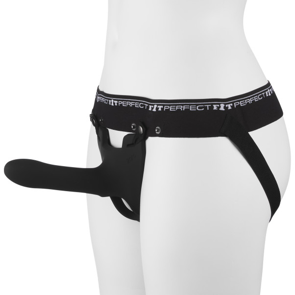 Perfect Fit Zoro Zwart Strap-on Harnas met Dildo