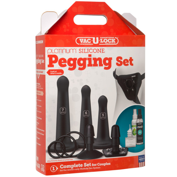 Vac-U-Lock Siliconen Pegging Voorbindset