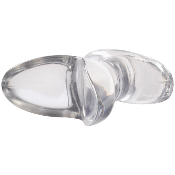 Master Series Anchored Buttplug - Transparent