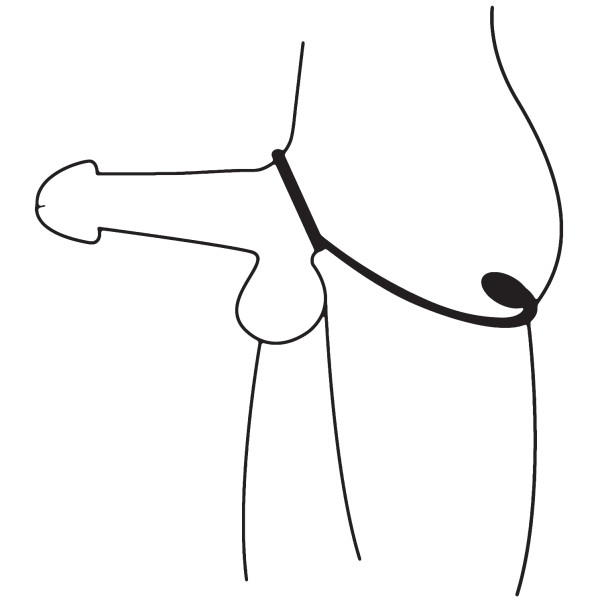 Master Series Prostatic Play Explorer Cockring met Buttplug