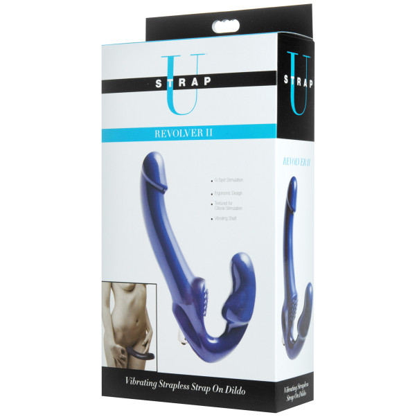 Strap U Revolver II Vibrerende Strapless Voorbinddildo