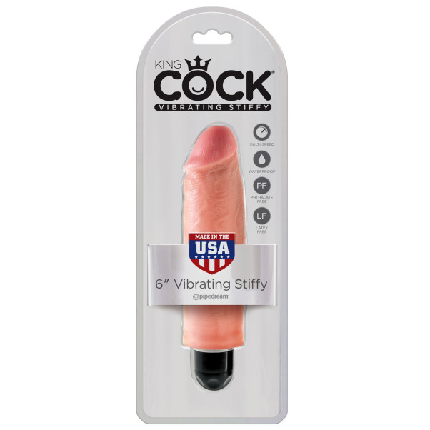 King Cock Stiffy Vibrerende Dildo 15,2 cm