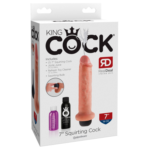 King Cock Realistische Spuitende Dildo 21,6 cm