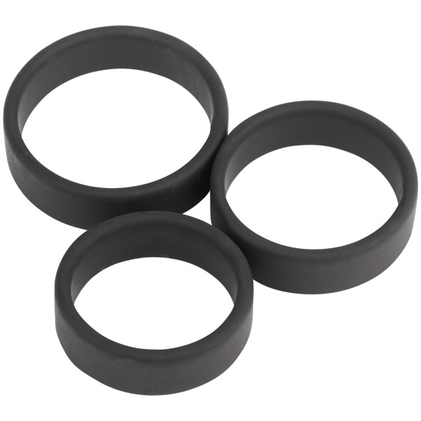 Sinful Premium Siliconen Cockringset 3 Stuks