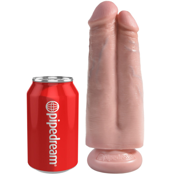 King Cock Two Cocks One Hole Dubbele Dildo 21 cm