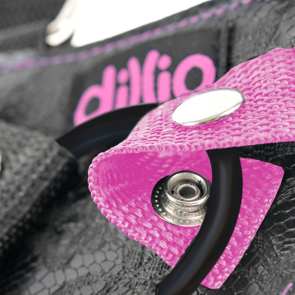Dillio Strap-On Jarretelharnas Set 18 cm
