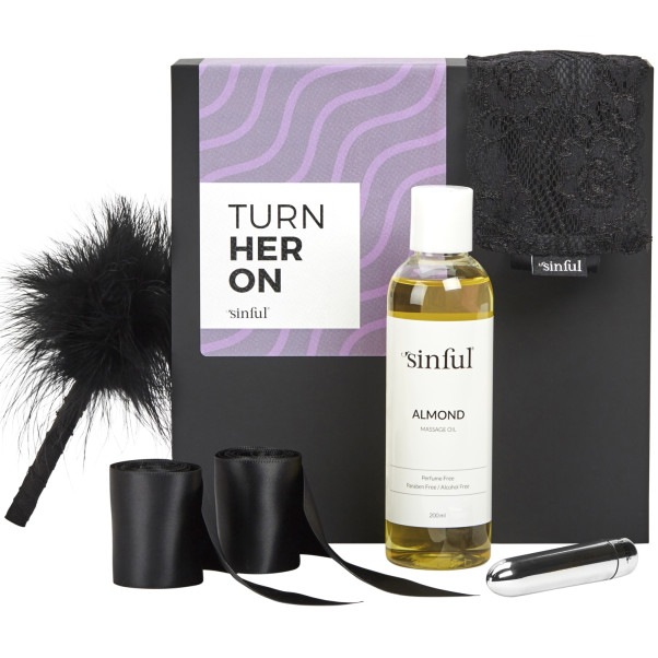 Sinful Turn Her On Doos met Seksspeeltjes met A–Z Gids