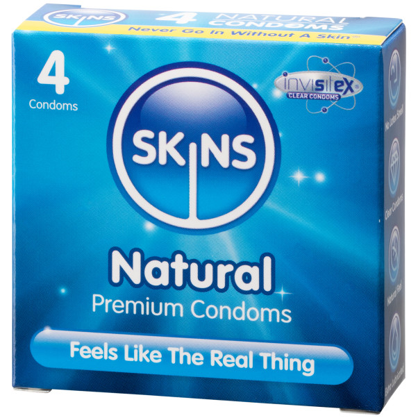 Skins Natural Condooms 4 stuks