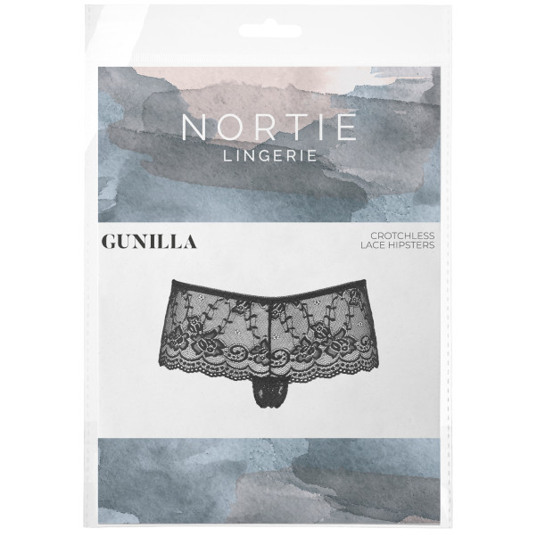 NORTIE Gunilla Black Kanten Kruisloze Hipster