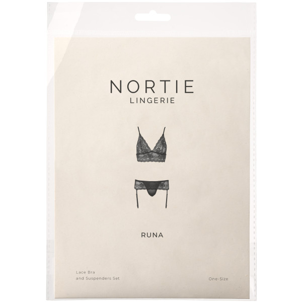 NORTIE Runa Kanten BH en Jattetelgordel Set