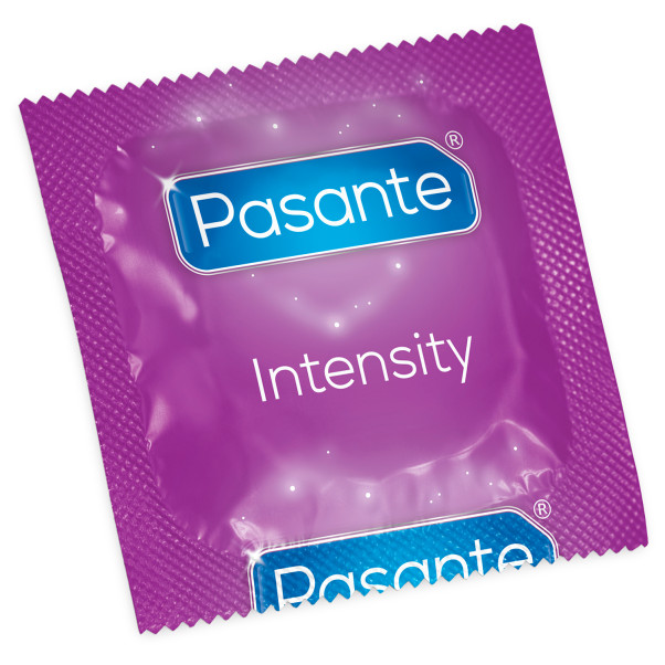 Pasante Intensity Ribbels en noppen Condooms 144-Pack