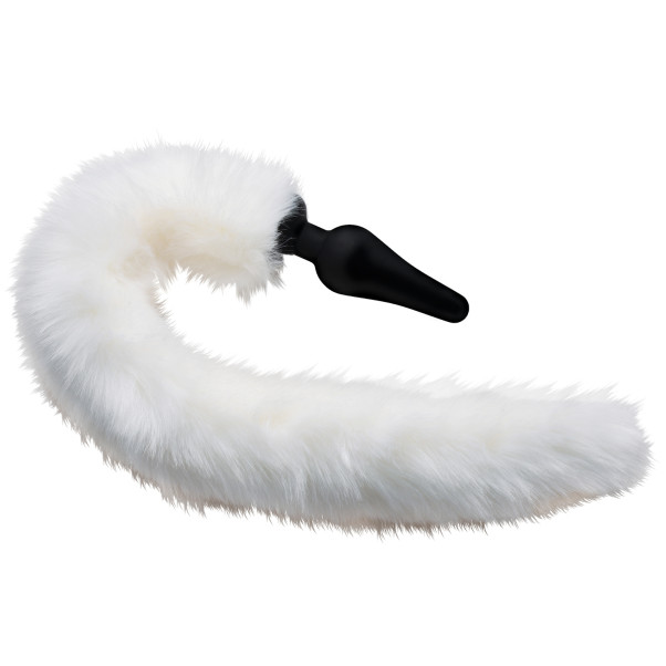 Tailz White Fox Tail Buttplug en Oren