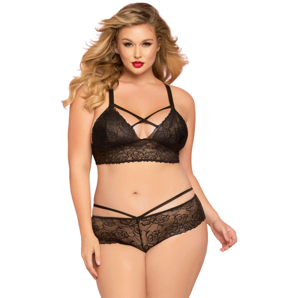 Seven 'til Midnight Bianca Kanten Bh Plus Size