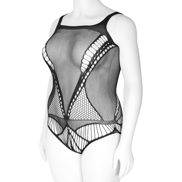 NORTIE Augusta Kruisloze Bodystocking Plus Size
