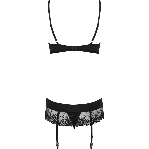 Obsessive Wonderia Zwarte Beha Set