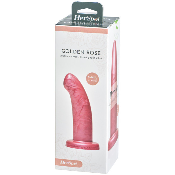 HerSpot Golden Rose Small Dildo