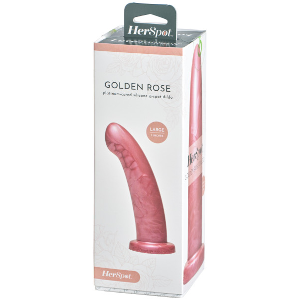 HerSpot Golden Rose Large Dildo