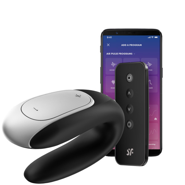 Satisfyer Double Fun Koppelvibrator met Afstandsbediening en App