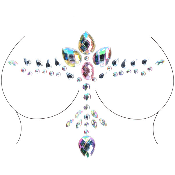 Le Désir Dazzling Cleavage Bling Sticker