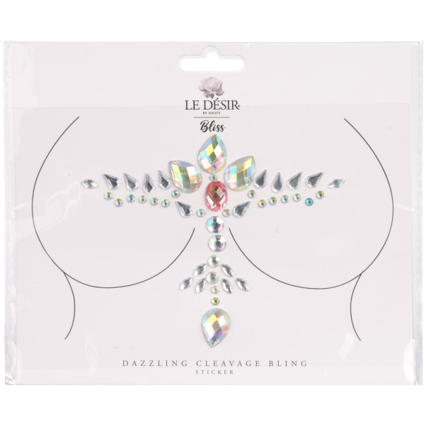 Le Désir Dazzling Cleavage Bling Sticker