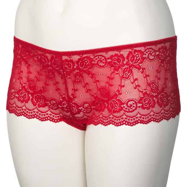 NORTIE Gunilla Red Kanten Kruisloze Hipster Plus Size