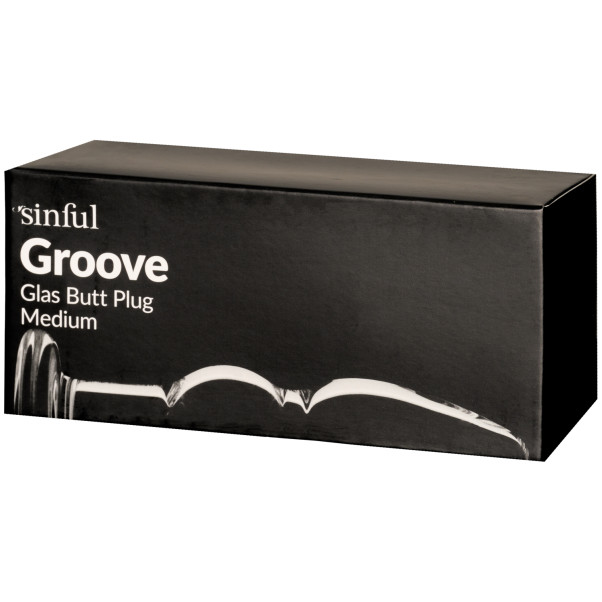 Sinful Groove Glazen Buttplug Medium