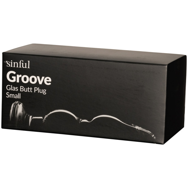 Sinful Groove Glazen Buttplug Small