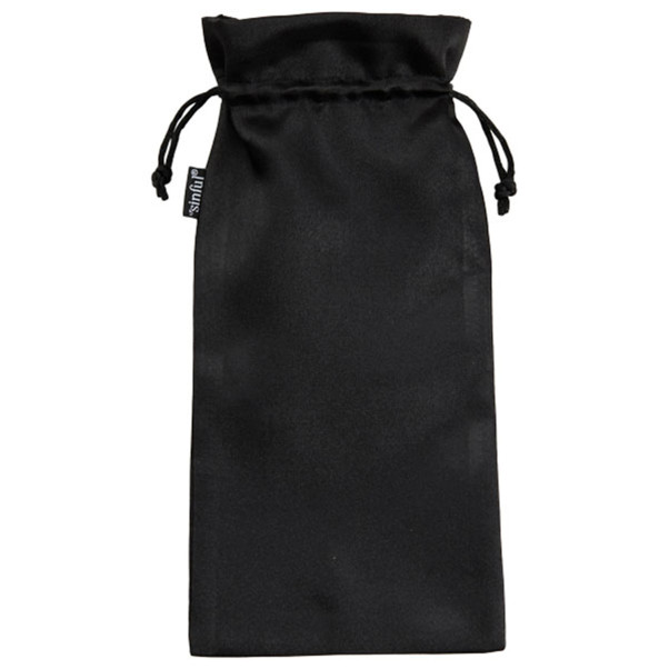 Sinful Black Groove Glazen Dildo 17 cm