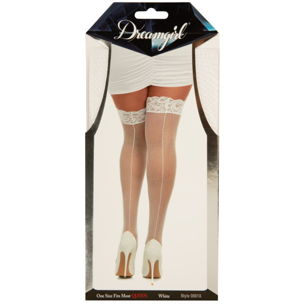Dreamgirl Visnet Hold-Up Kousen Plus Size