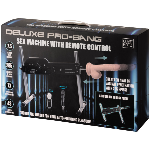LoveBotz Deluxe Pro-Bang Seksmachine met Afstandsbediening