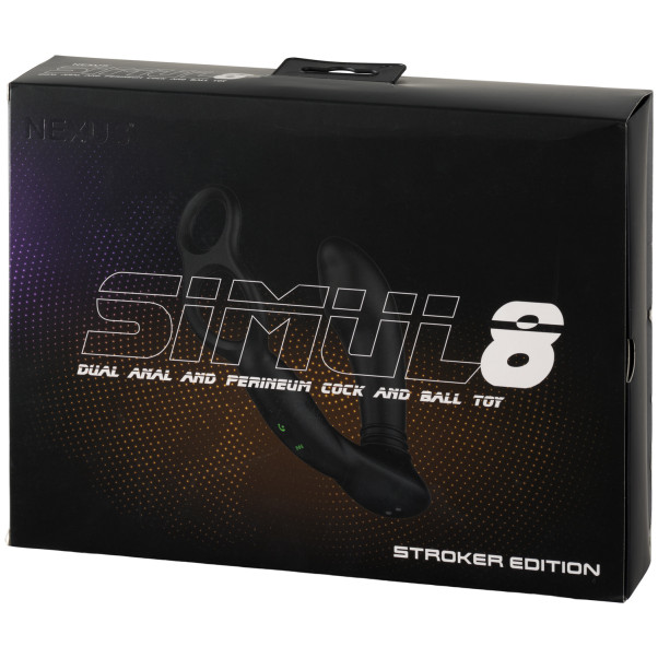 Nexus Simul8 Dual Anal & Perineum Penis- en Balvibrator met Penisring