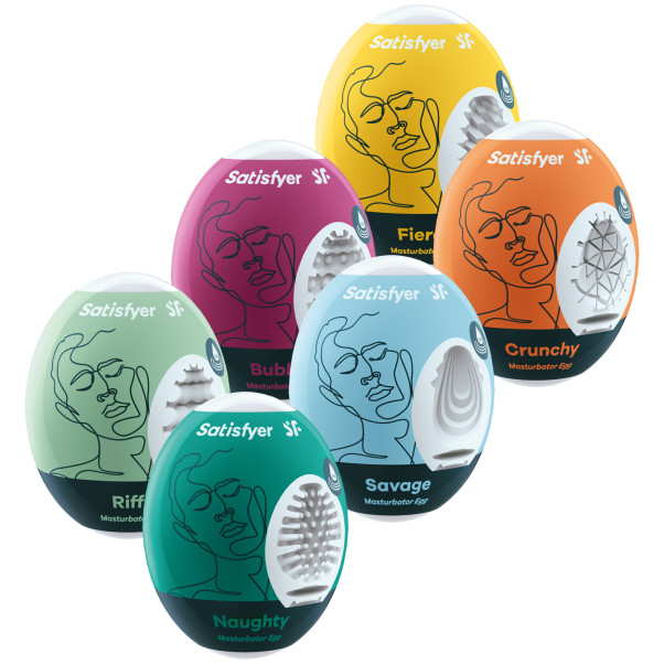 Satisfyer Masturbator Ei Set met 6 Stuks
