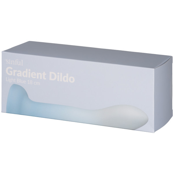 Sinful Gradient Light Blue Dildo met Zuignap 18 cm