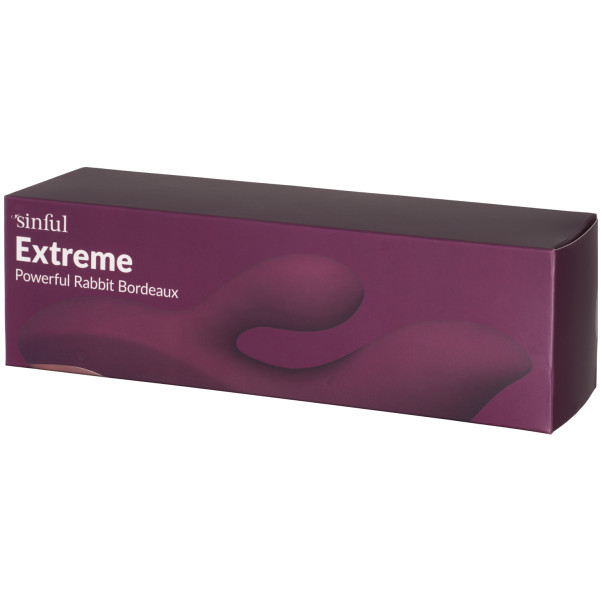 Sinful Extreme Bordeaux Powerful Rabbit Vibrator