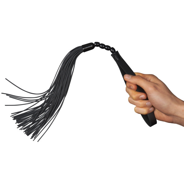 Sex & Mischief Noir Kunstleren Flogger 45,5 cm